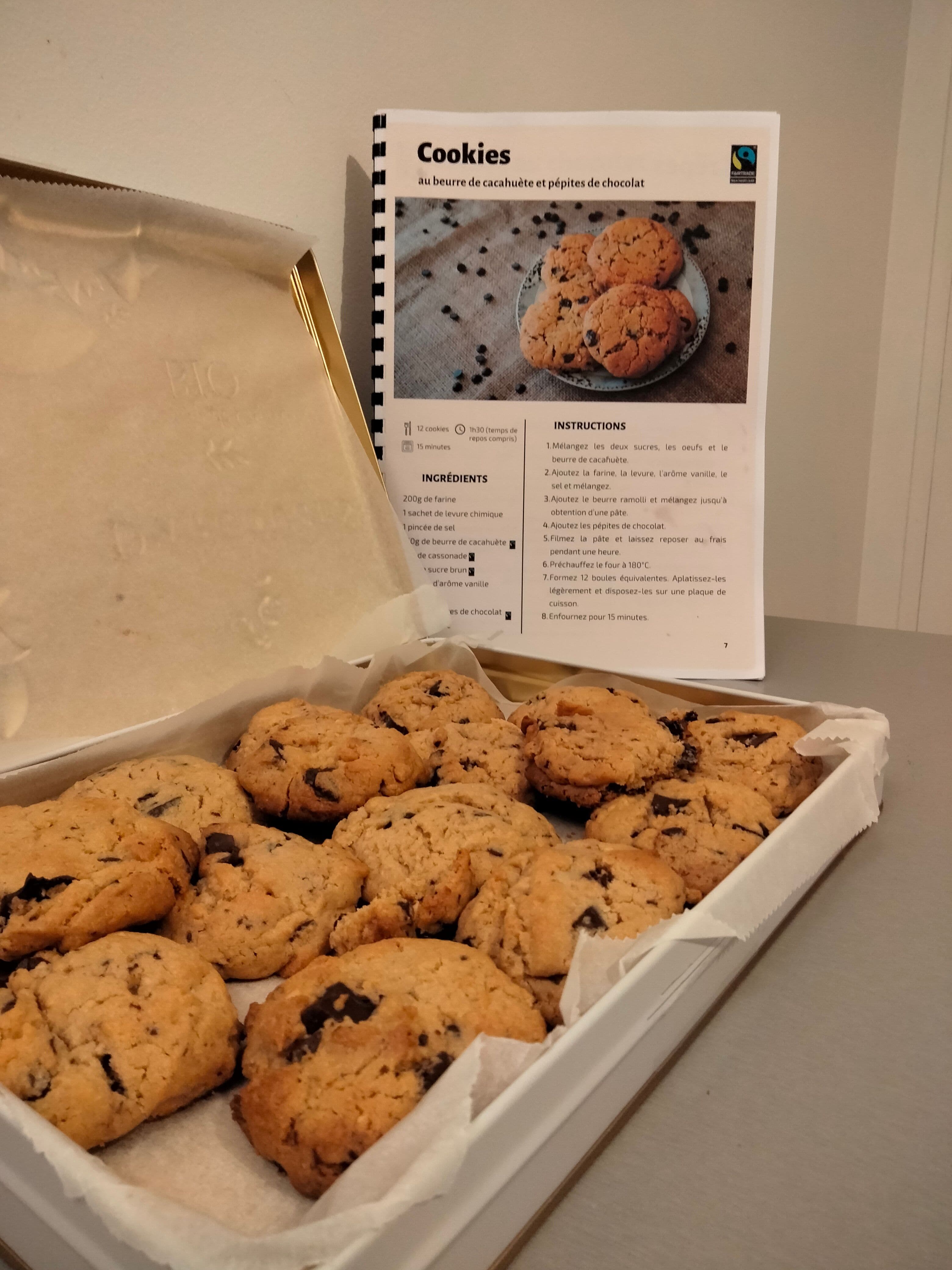 Votre recette de cookies est délicieuse ! Un vrai succès auprès de mes collègues ! 